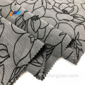 Tissu Abaya 100% polyester en crêpe floqué imprimé floral